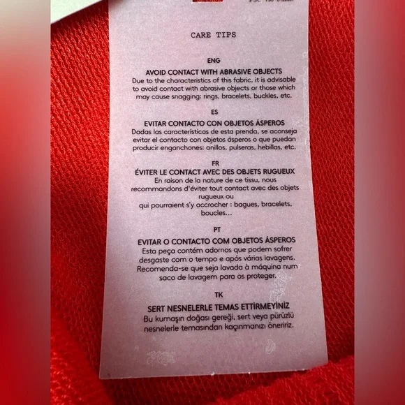 Mango Women’s Red One-Shoulder Asymmetric Ruffled Dress Size 10 - Picture 11 of 15